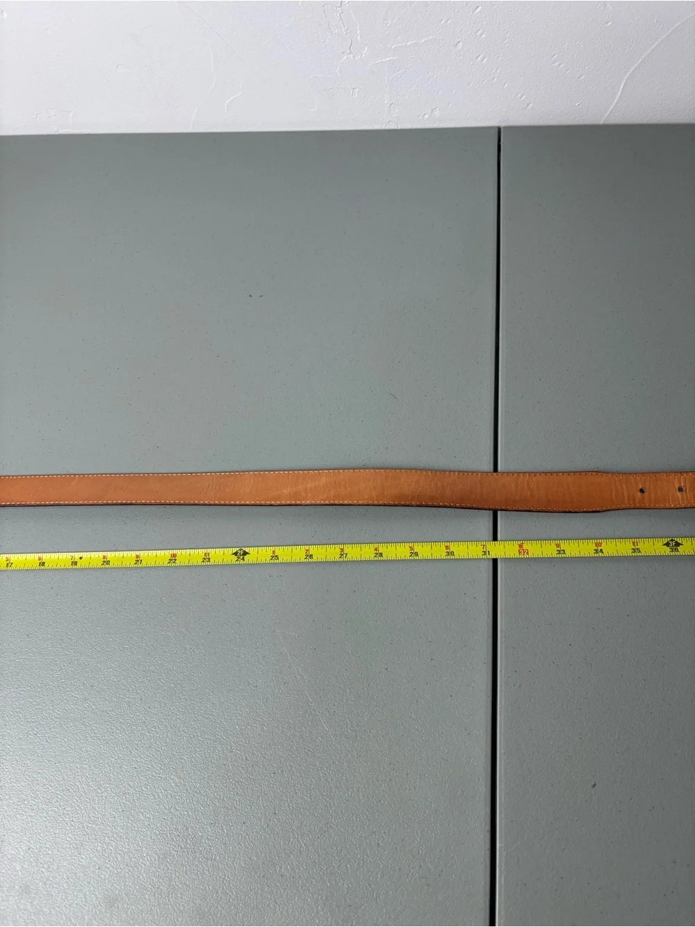 Onyx Brighton Men's Brown Leather Dress Belt 38
